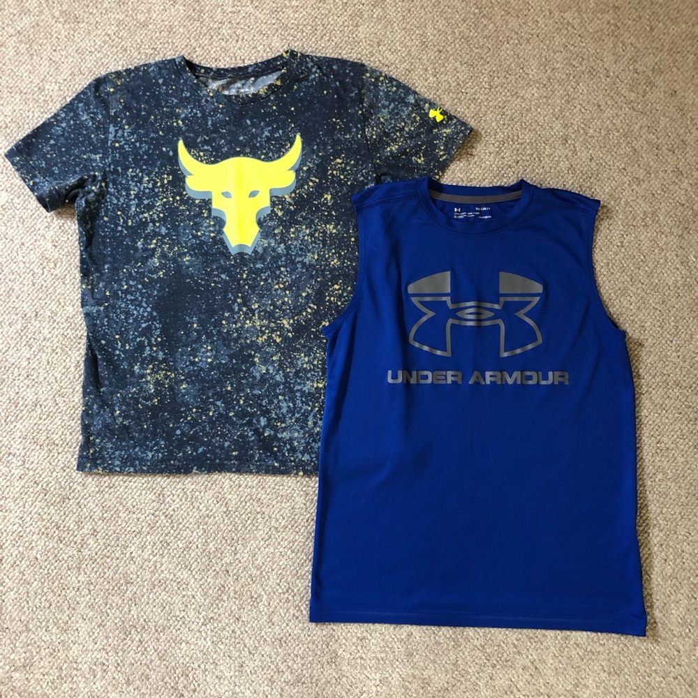 Under Armour & Project Rock Boys’ Shirt Bundle